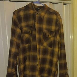 Yago Beige and Brown Flannel